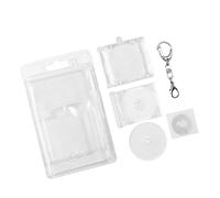 PEPWE Disc Album Pendant Keychain Box Suitable for Backpack Pendant Chain Acrylic Case Keyring Accessory