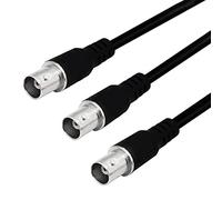 PEPWE Female To Male Plug Extension Coaxial Line BNC Male To Female/Female To Female BNC 1 To 2 Connector Cord Splitter Wire