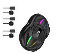 PEPWE Intelligent Auto Tapper with 99 Clicks/Second Capacity and Dynamic Breathing Lights for Enhancing Gaming Optical Sensors Auto Clicks Device