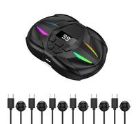 PEPWE Intelligent Auto Tapper with 99 Clicks/Second Capacity and Dynamic Breathing Lights for Enhancing Gaming Optical Sensors Auto Clicks Device