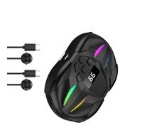 PEPWE Intelligent Auto Tapper with 99 Clicks/Second Capacity and Dynamic Breathing Lights for Enhancing Gaming Optical Sensors Auto Clicks Device