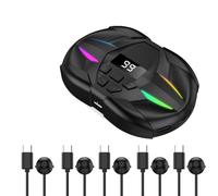 PEPWE Intelligent Auto Tapper with 99 Clicks/Second Capacity and Dynamic Breathing Lights for Enhancing Gaming Optical Sensors Auto Clicks Device