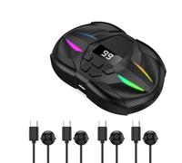 PEPWE Intelligent Auto Tapper with 99 Clicks/Second Capacity and Dynamic Breathing Lights for Enhancing Gaming Optical Sensors Auto Clicks Device