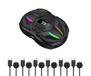 PEPWE Intelligent Auto Tapper with 99 Clicks/Second Capacity and Dynamic Breathing Lights for Enhancing Gaming Optical Sensors Auto Clicks Device