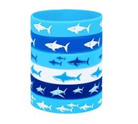PEPWE Marine Animal Silicone Wristbands for Adults Kids Water Resistant Comfort Fit Adjustable Sizes Wrist Accessory Silicone Wristband