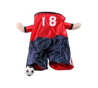 PEPWE Playful Football Kid Clothing Soft Polyester Fabric Party Attire for Cats Halloween Celebrations Pet Costumes Dog Soccer Costume Set