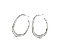 PEPWE Women's Hoop Earrings in Gold Silver Women Large Thick Round Circular Earrings Hoop Punk Jewelry Punk Studs Earrings