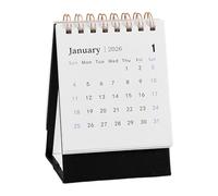 Pequeño Calendario Para Escritorio - Calendar De Escritorio Pequeño 2025-2026 De Escritorios, Suministros De Planificación Diaria Para Tareas, Citas, Hogar, Estudio, Oficina, Dormitorio, Sala De Est