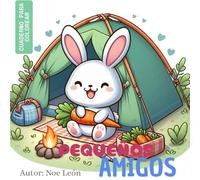 Pequeños Amigos: Libro para colorear fácil para relajarse de bonitas imágenes de animalitos super monos y simpáticos, para adultos y para niños