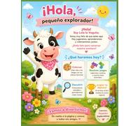 Pequeños Exploradores: Libro para Colorear y Actividades de la Granja: 30 páginas de diversión educativa para niños de 3 a 6 años