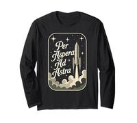 Per Aspera Ad Astra Philosophical to The Stars Long Sleeve T-Shirt