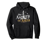 Per Aspera Ad Astra Philosophical To The Stars Pullover Hoodie