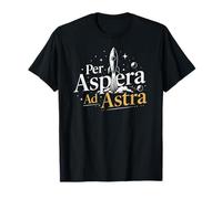 Per Aspera Ad Astra Philosophical to The Stars T-Shirt
