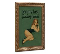 Per My Last Email Canvas Poster for Office Decor Gift