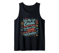 Per My Last Email Definition Workplace Sarcasm Passive Tank Top