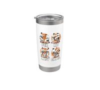 PER My Last EMAIL Funny Fighting Men Karate Kick Work Meme Stainless Steel Insulated Tumbler