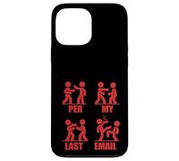 PER MY LAST EMAIL Funny Fighting Stick Figures Work Meme Case for iPhone 13 Pro Max