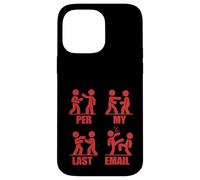 PER MY LAST EMAIL Funny Fighting Stick Figures Work Meme Case for iPhone 14 Pro Max