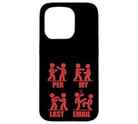 PER MY LAST EMAIL Funny Fighting Stick Figures Work Meme Case for iPhone 15 Pro