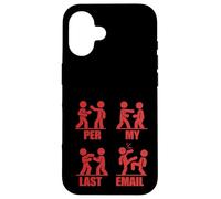 PER MY LAST EMAIL Funny Fighting Stick Figures Work Meme Case for iPhone 16