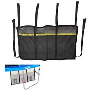 PER PURPOSES CAPE - Heavy Duty Nylon Trampoline Bag, Multi Purpose Organizer | Triple Pocket with Adjustable Buckle Straps, Spacious Shoe Holder for Poolside Wall Use