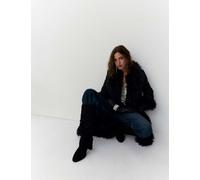 Per Una High Waisted Yoke Front Tapered Jean Dark Indigo