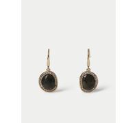 Per Una Natural Stone Stud Earrings Grey