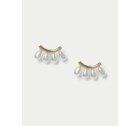 Per Una Pearl Effect Stud Earrings White