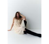 Per Una Women's Lace Detail Ruffle Midaxi Cami Dress - 12REG - Ecru, Ecru