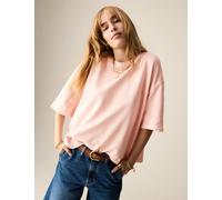 Per Una Women's Pure Cotton Crew Neck Boxy Sweatshirt - L - Blush Pink, Blush Pink