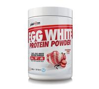 Per4m 100% Pure Free Range Egg White Protein Powder | 30 Servings High Protein Shake with Added MCT | Gut Friendly and Lactose-Free | with Essential Amino Acids (900g, Strawberry Creme)
