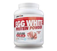 Per4m 100% Pure Free Range Egg White Protein Powder | 60 Servings High Protein Shake with Added MCT | Gut Friendly and Lactose Free | with Essential Amino Acids (1.8kg, Strawberry Creme)