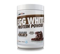 Per4m 100% Pure Free Range Egg White Protein Powder | 30 Servings High Protein Shake with Added MCT | Gut Friendly and Lactose-Free | with Essential Amino Acids (900g, Double Chocolate)
