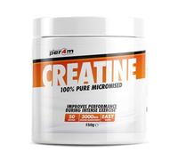 Per4m Creatine Powder | 100% Pure Micronised Creatine Monohydrate | 3000mg of Creatine | 50 Servings (150g, Unflavoured)