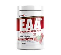 Per4m EAA Xtra/Amino Xtra | 30 Servings of Full Spectrum EAA with Proteolytic Enzymes | Vegan Friendly | Zero Sugar Amino Acid (420g, Cherry Fizz)