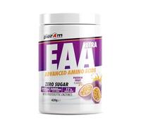 Per4m EAA Xtra/Amino Xtra | 30 Servings of Full Spectrum EAA with Proteolytic Enzymes | Vegan Friendly | Zero Sugar Amino Acid (420g, Passionfruit)