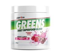 Per4m Greens Daily Superfood Blend | Immunity & Energy Support | 13 Greens | 1000mg Vitamin C | 30 Servings (150g, Raspberry Cherry)