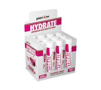 Per4m Hydrate Advanced Electrolyte RTD Shot | 2g Taurine & Coconut Water | Potassium & Magnesium | Hydration for Performance & Recovery | Box of 12 x 100ml (Box, Raspberry Cherry)