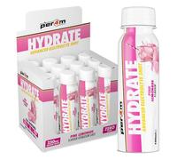 Per4m Hydrate Advanced Electrolyte RTD Shot | 2g Taurine & Coconut Water | Potassium & Magnesium | Hydration for Performance & Recovery | Box of 12 x 100ml (Box, Pink Lemonade)