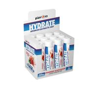 Per4m Hydrate Advanced Electrolyte RTD Shots | 2g Taurine & Coconut Water | Potassium & Magnesium | Hydration for Performance & Recovery | Box of 12 x 100ml (Box, Strawberry Blackcurrant)
