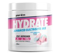 Per4m Hydrate Electrolyte Mix Powder | Contains 500mg Cocomineral | Replenish Essential Electrolytes | Aiding Muscle Function, Cardiovascular Health, Neurological Support 210g (Fizzy Bubblegum Bottle)