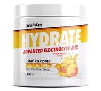 Per4m Hydrate Electrolyte Mix Powder | Contains 500mg Cocomineral | Replenish Essential Electrolytes | Aiding Muscle Function, Cardiovascular Health, Neurological Support (Peach Sweets)
