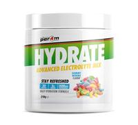 Per4m Hydrate Electrolyte Mix Powder | 500mg Cocomineral to Replenish Essential Electrolytes | Muscle Function, Cardiovascular Health, Neurological Support | 210g (Gummy Worms)