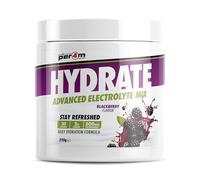 Per4m Hydrate Electrolyte Mix Powder | 500mg Cocomineral to Replenish Essential Electrolytes | Muscle Function, Cardiovascular Health, Neurological Support | 210g (BlackBerry)