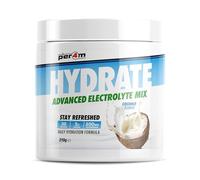 Per4m Hydrate Electrolyte Mix Powder | 500mg Cocomineral to Replenish Essential Electrolytes | Muscle Function, Cardiovascular Health, Neurological Support | 210g (Coconut)