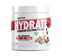 Per4m Hydrate Electrolyte Mix Powder | 500mg Cocomineral to Replenish Essential Electrolytes | Muscle Function, Cardiovascular Health, Neurological Support | 210g (Rainbow Candy)