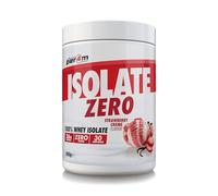 Per4m Isolate Zero Premium Whey Protein Powder | Superior Flavour Ultra Filtered + Amino Acids | Fast Absorbing Zero Sugar Gluten Free Shake for Lean Muscle & Recovery (900g, Strawberry Creme)
