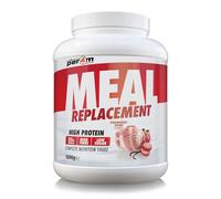 Per4m MRP Diet Meal Replacement Protein Powder | Complete Nutrition Shake + 27 Vitamins | Metabolism Support, Immunity Boost & Muscle Growth (Strawberry Creme, 1800g)