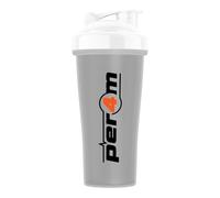 per4m Multifunction Quality Protein Shaker/Jugs Fitness & Gym Bottles | BPA FREE for Pre, Intra and Post Workout Shakes, Drinks and Meal Replacement (700ml, Clear with White Lid)
