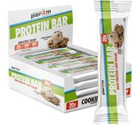 Per4m On-the-Go Protein Bar | High Protein, Low Sugar Bar with 20g Protein | Nutritional & Healthy Gym Snack Bar | Box of 12 x 62g (Box, Cookie Dough)